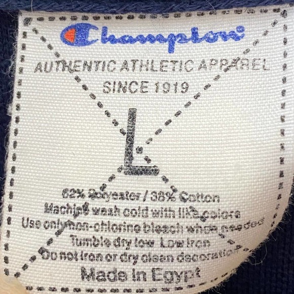 Champion Athletic CLEMSON TIGERS Full Zip Navy Blue Track Jacket MEN'S LARGE - Picture 8 of 11